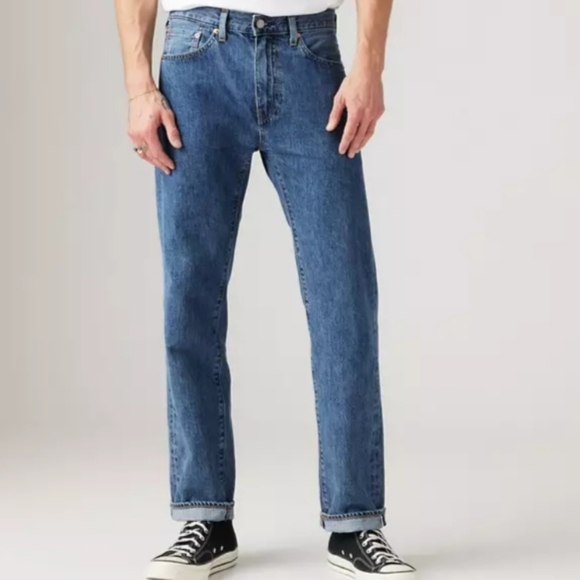 505™ Regular Fit Selvedge Men's Jeans,$128.00,All My Days Selvedge - Medium Wash - Picture 6 of 16